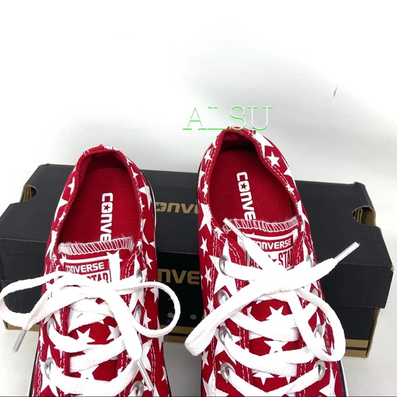 Converse 🔥SALE!🔥 Ctas Canvas Low Top Day Ahead Red Women’s Size 7.5 147119F - Picture 5 of 11